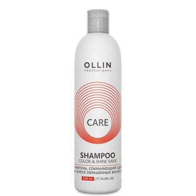Шампунь, сохраняющий цвет и блеск окрашенных волос OLLIN CARE Шампунь, сохраняющий цвет и блеск окрашенных волос.