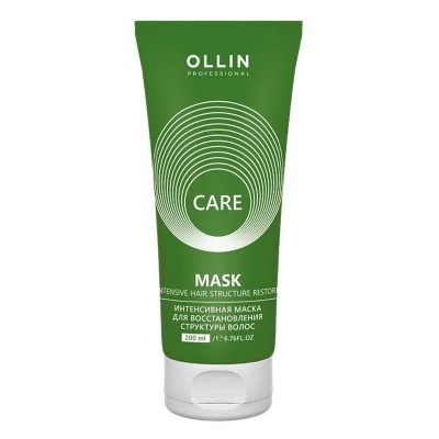 Интенсивная маска для восстановления структуры волос OLLIN CARE Интенсивная маска для восстановления структуры волос.