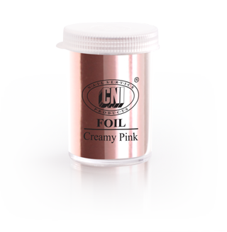 Кремово-розовый (CreamyPink) Фольга в рулоне (1 м).
