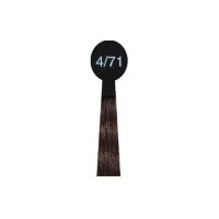 OLLIN "N-JOY"  4/71 – шатен коричнево-пепельный, перманентная крем-краска для волос 100мл