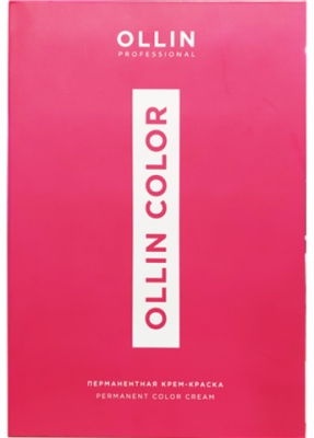 Карта оттенков OLLIN COLOR с синтетическими прядями на краску для волос 